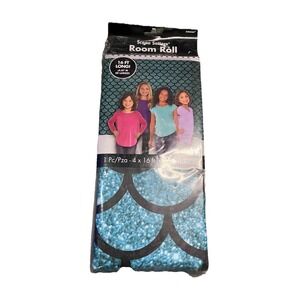 Mermaid Scales Room Roll Scene Setter 4x16ft Blue Under Sea Party‎ Backdrop New